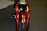 Apache Warrior Motorcycle - New Paint Job - Front View 